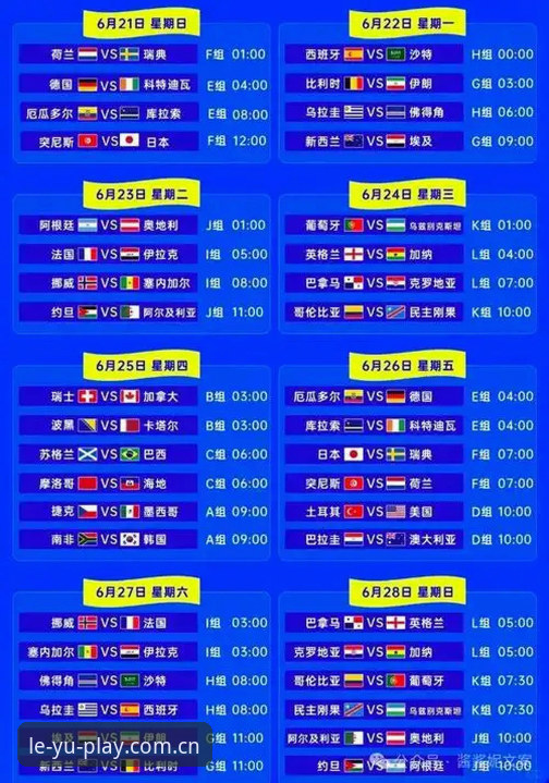 2026世界杯赛程密集度深度评测：顶级球员疲劳危机与乐鱼体育平台数据洞察